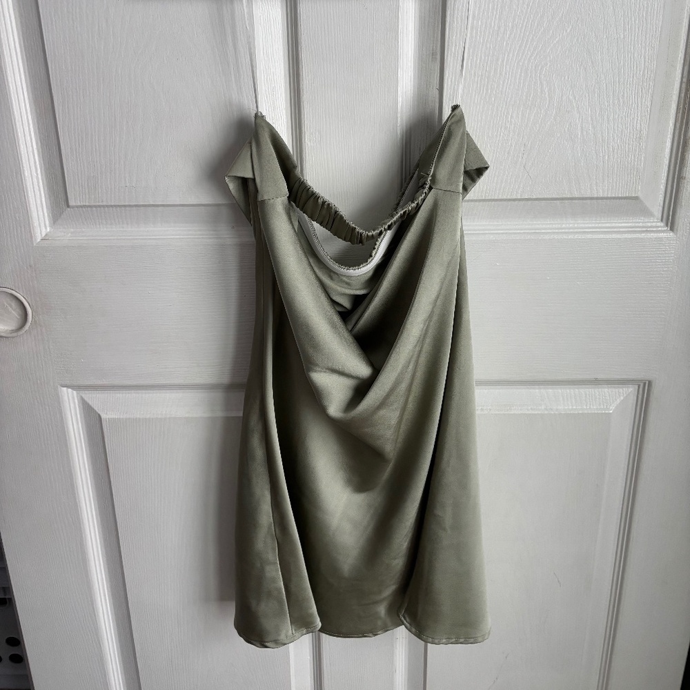 Princess Polly Green Mini Backless Dress - Picture 4 of 5